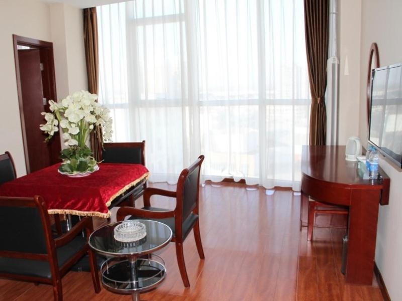 Greentree Inn Tianjin Jinghai Jinqiao International Trade Center Exterior foto