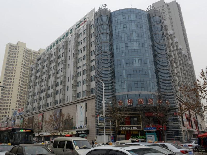 Greentree Inn Tianjin Jinghai Jinqiao International Trade Center Exterior foto