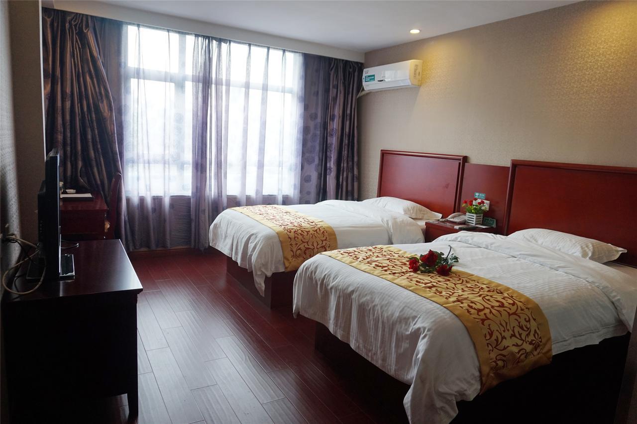 Greentree Inn Tianjin Jinghai Jinqiao International Trade Center Exterior foto