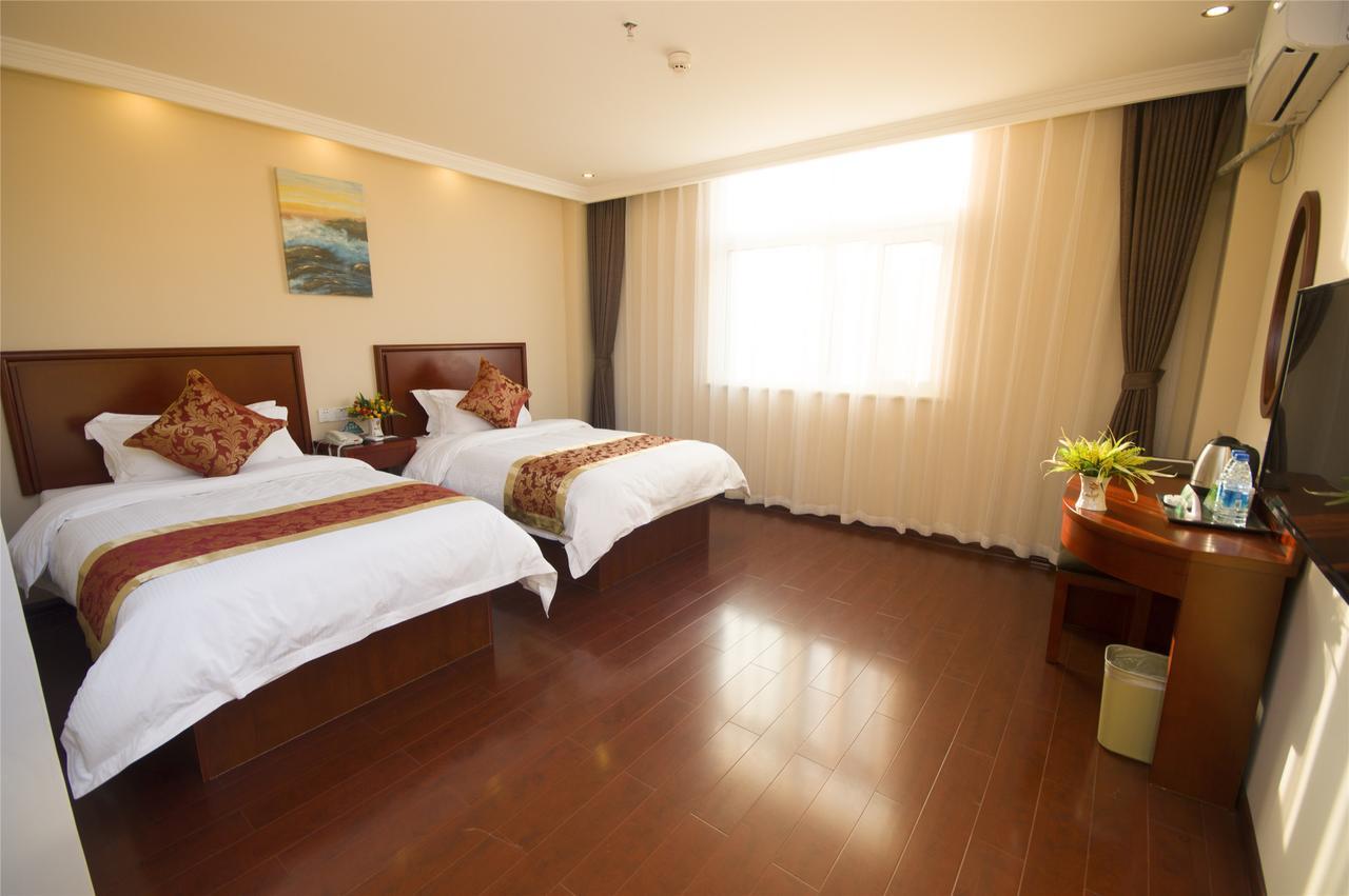 Greentree Inn Tianjin Jinghai Jinqiao International Trade Center Exterior foto