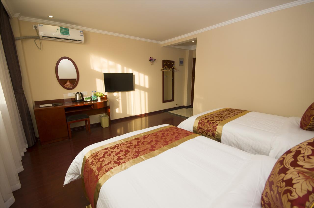 Greentree Inn Tianjin Jinghai Jinqiao International Trade Center Exterior foto